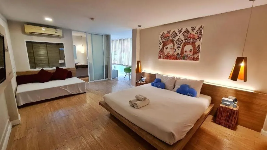 Bed in The Bed Hotel Hatyai