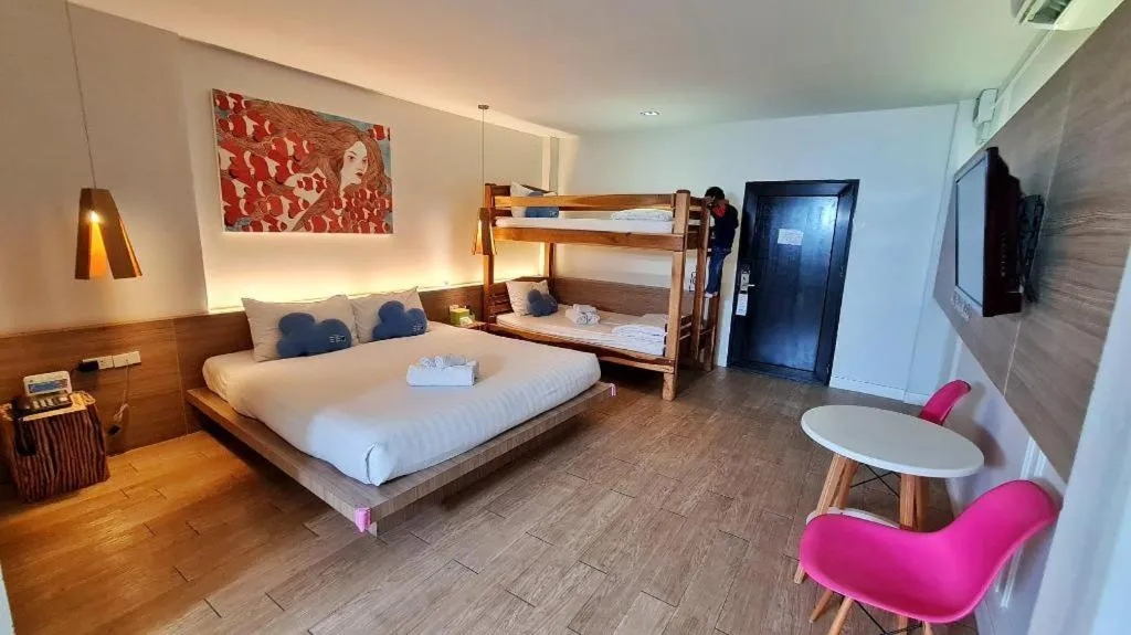 Bed in The Bed Hotel Hatyai