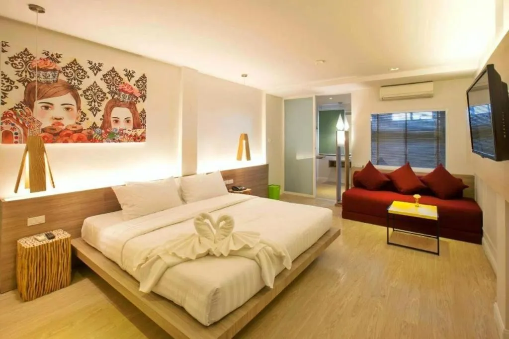 Bed in The Bed Hotel Hatyai