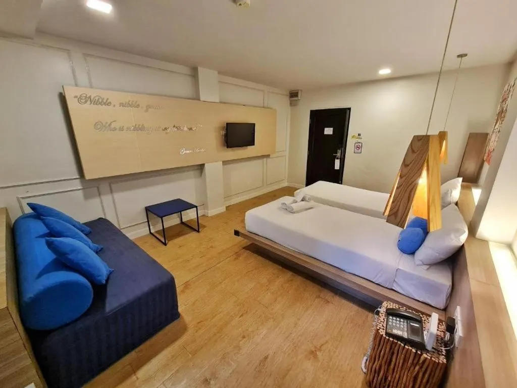 Bed in The Bed Hotel Hatyai