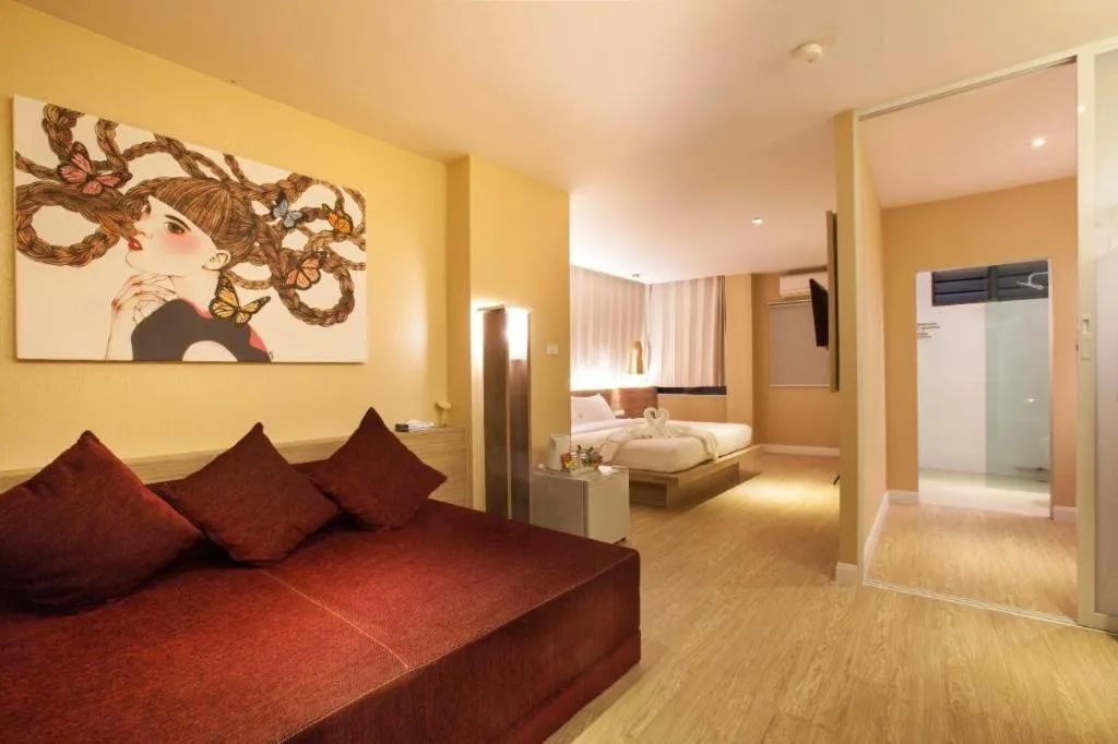 Bed in The Bed Hotel Hatyai