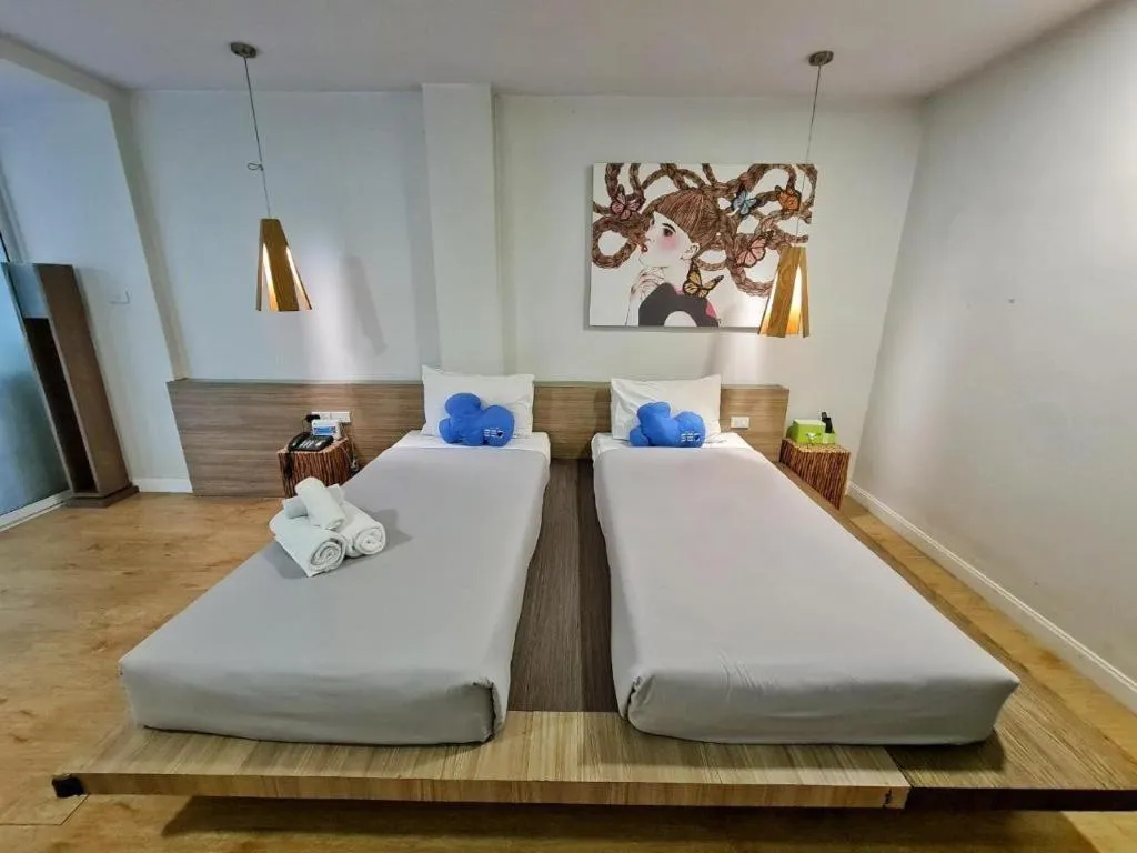 Bed in The Bed Hotel Hatyai