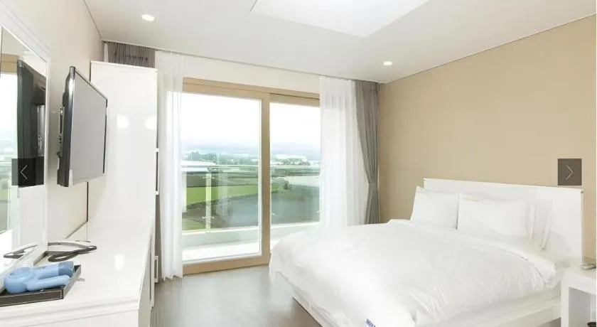 Bed in Sea View Hotel