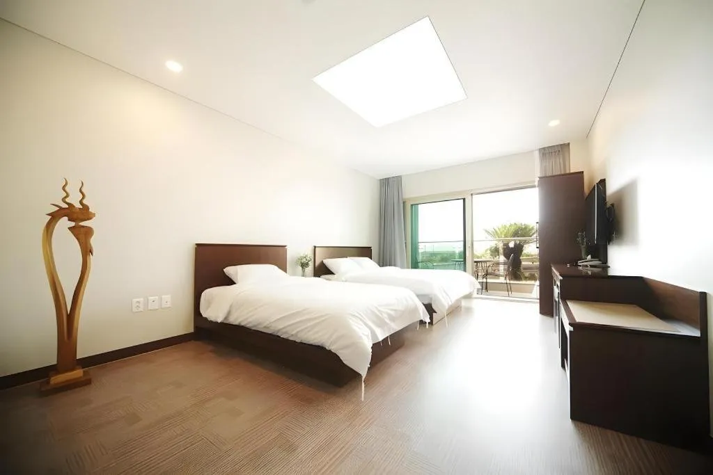 Bed in Sea View Hotel