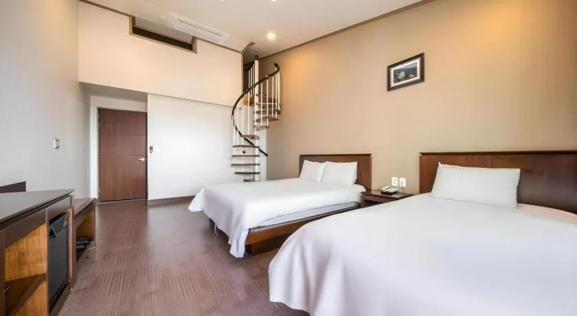 Bed in Sea View Hotel