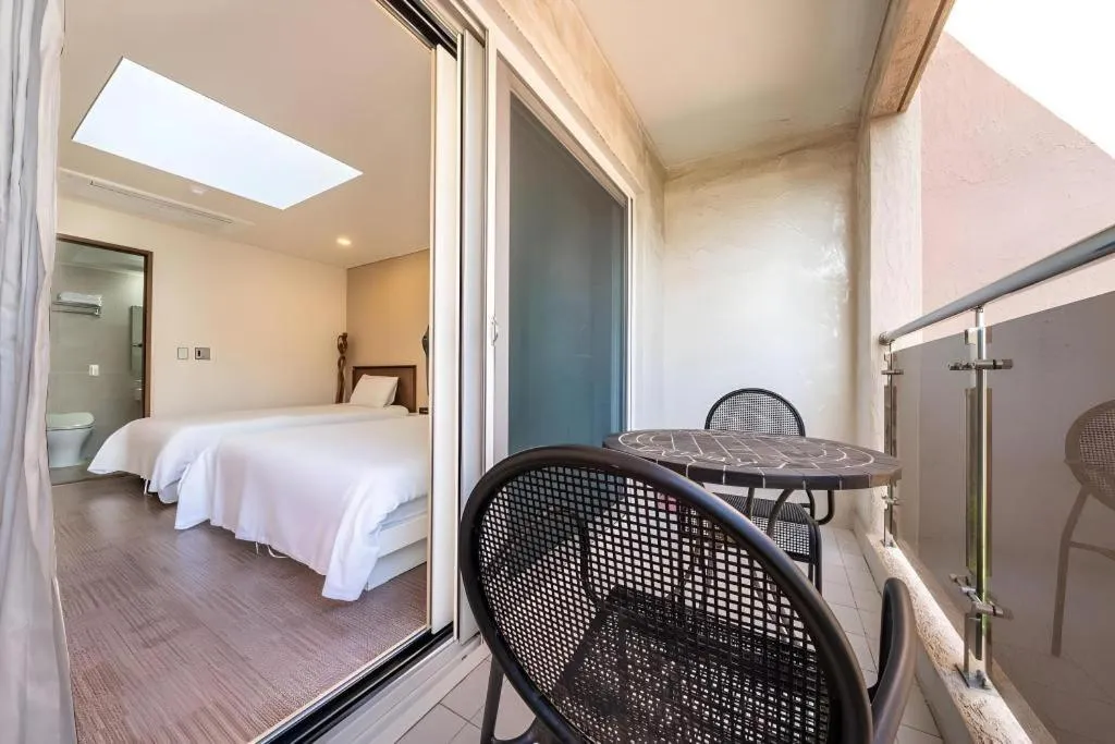 Bed in Sea View Hotel