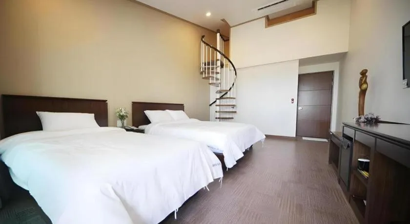 Bed in Sea View Hotel