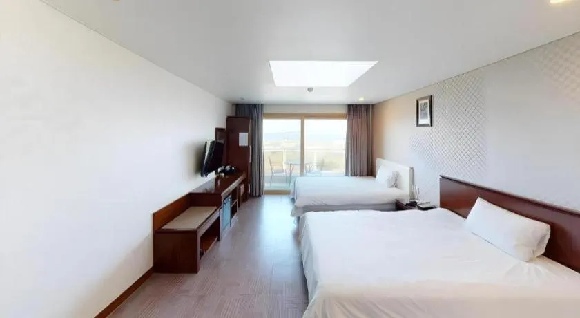 Bed in Sea View Hotel