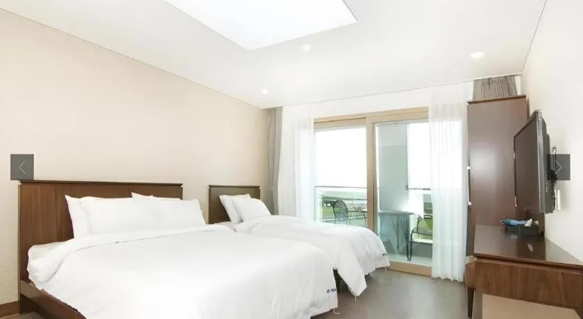 Bed in Sea View Hotel