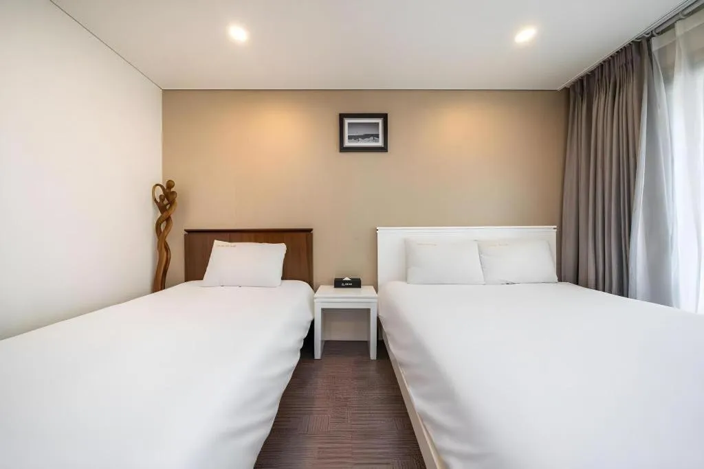 Bed in Sea View Hotel