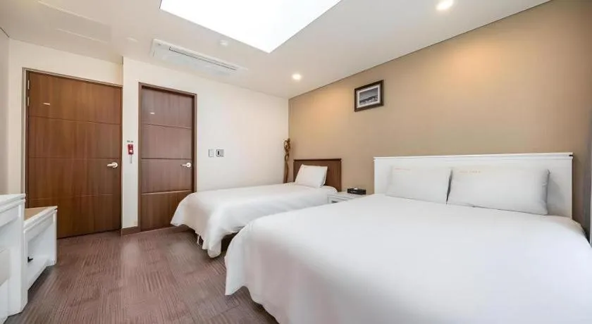 Bed in Sea View Hotel