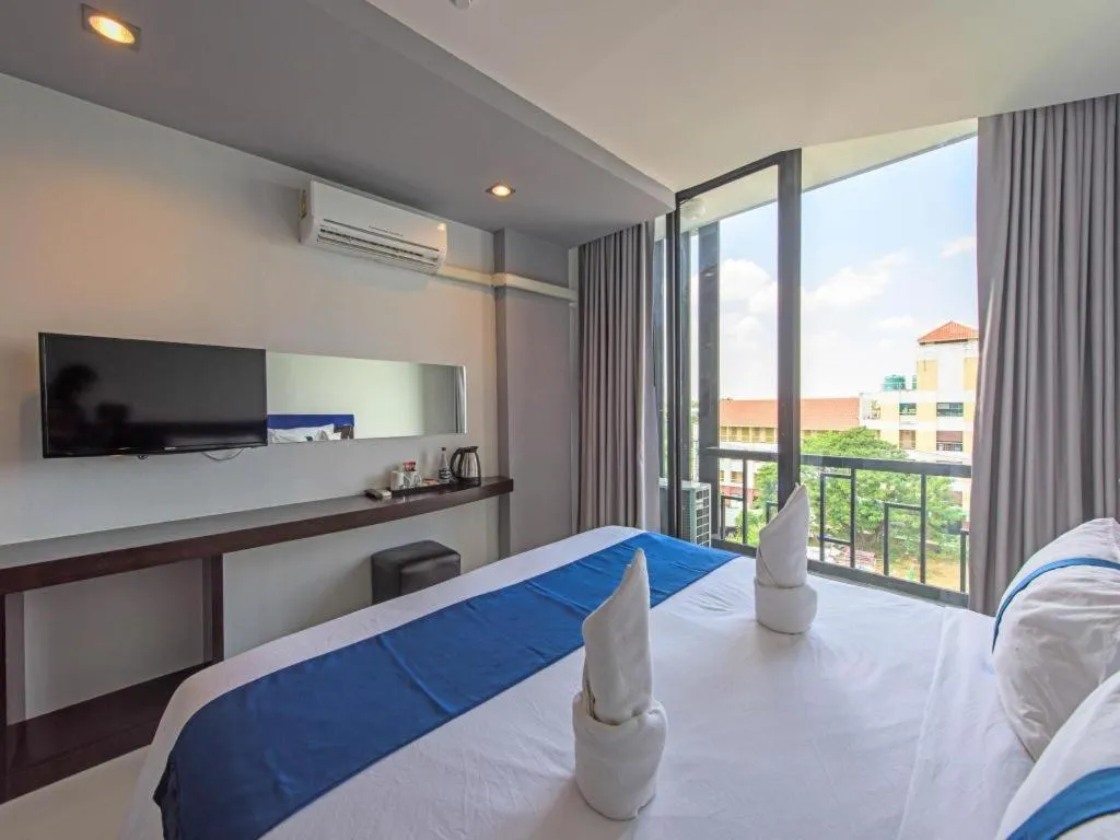 Bed in Ingtara Hotel