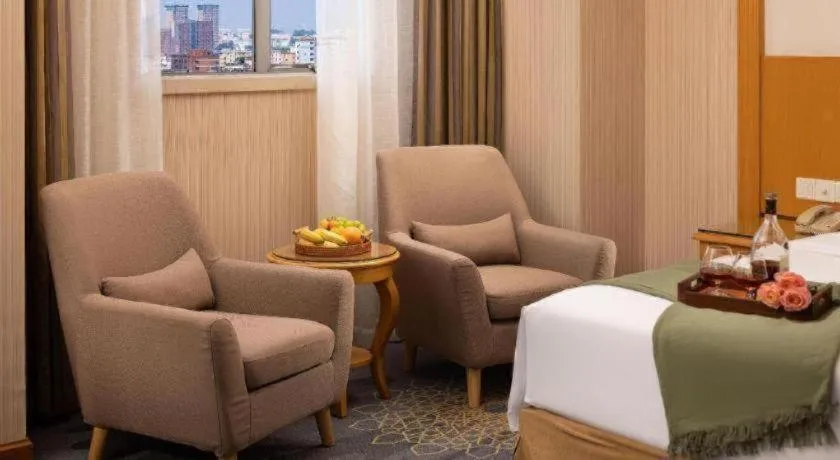 Bed in Vienna Hotel Guangzhou Panyu Shiqiao Center Branch