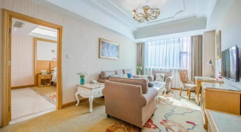 Bed in Vienna Hotel Guangzhou Panyu Shiqiao Center Branch