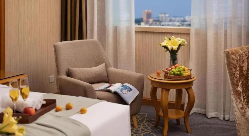 Bed in Vienna Hotel Guangzhou Panyu Shiqiao Center Branch