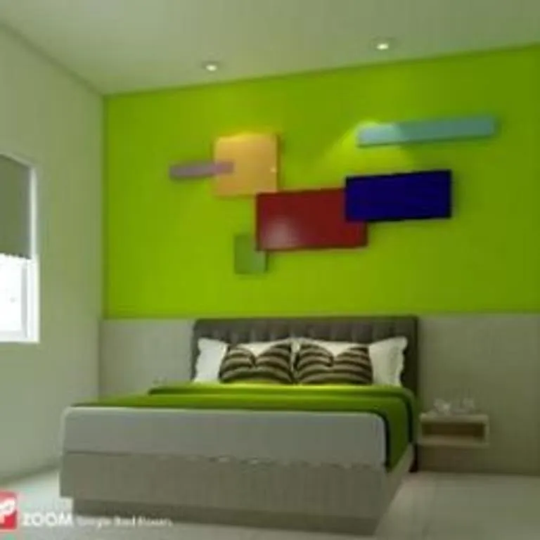 Bed in Zoom Dharmahusada Hotel