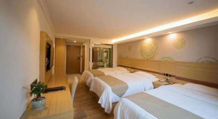 Bed in GreenTree Inn Qingyuan Qinghe Avenue Branch