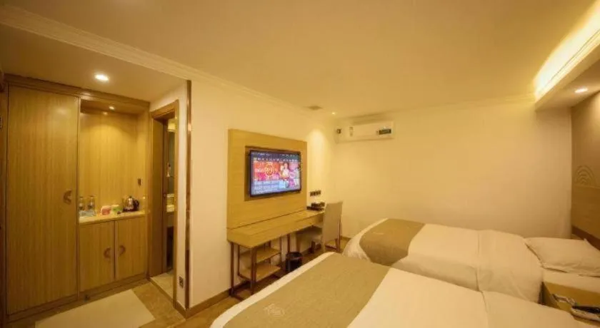 Bed in GreenTree Inn Qingyuan Qinghe Avenue Branch