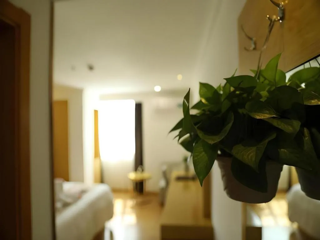 Bed in GreenTree Inn Qingyuan Qinghe Avenue Branch