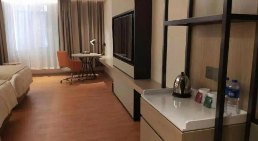 Bed in GreenTree Inn Qingyuan Qinghe Avenue Branch