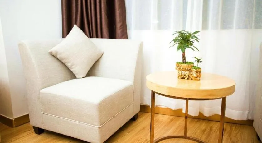 Bed in GreenTree Inn Qingyuan Qinghe Avenue Branch