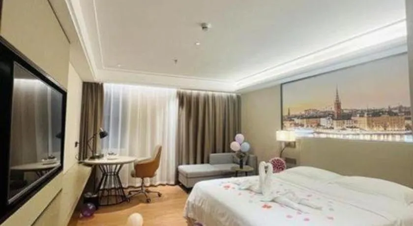 Bed in GreenTree Inn Qingyuan Qinghe Avenue Branch