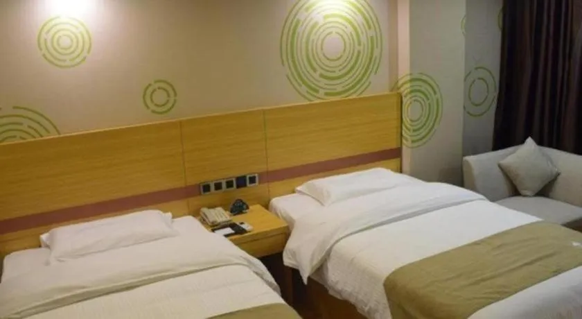Bed in GreenTree Inn Qingyuan Qinghe Avenue Branch