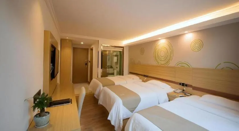 Bed in GreenTree Inn Qingyuan Qinghe Avenue Branch