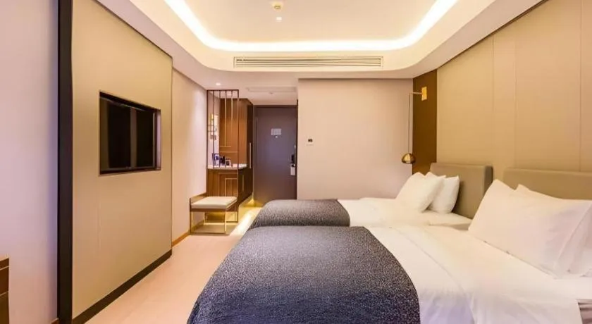 Bed in Yitel Collection Beijing Capital Airport New International Exhibition