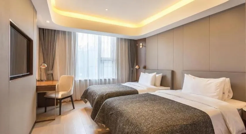 Bed in Yitel Collection Beijing Capital Airport New International Exhibition