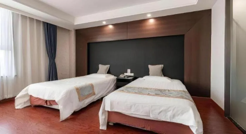 Bed in Yitel Collection Beijing Capital Airport New International Exhibition