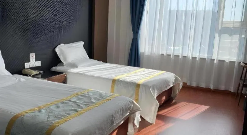 Bed in Yitel Collection Beijing Capital Airport New International Exhibition