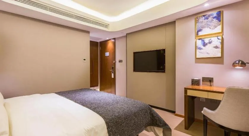 Bed in Yitel Collection Beijing Capital Airport New International Exhibition