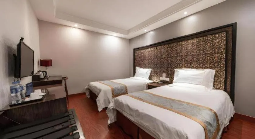 Bed in Yitel Collection Beijing Capital Airport New International Exhibition