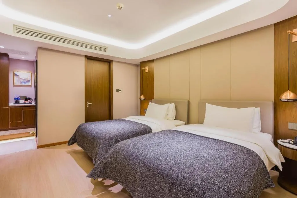 Bed in Yitel Collection Beijing Capital Airport New International Exhibition