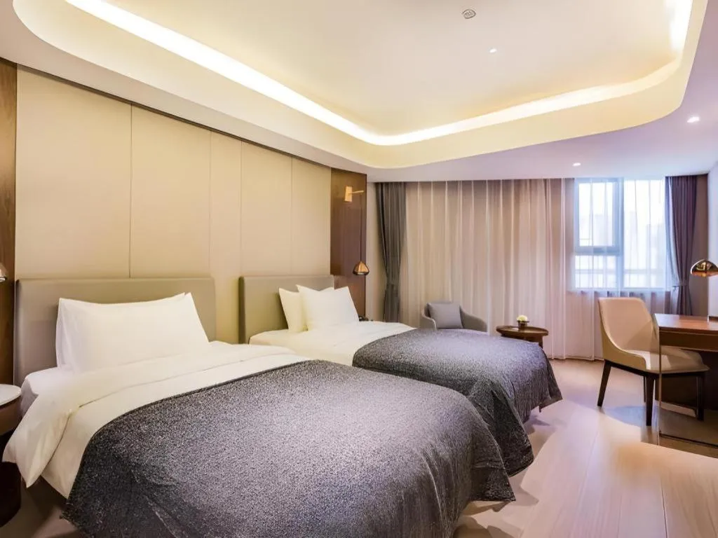 Bed in Yitel Collection Beijing Capital Airport New International Exhibition