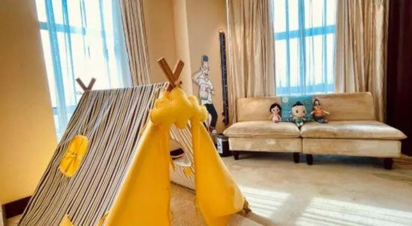 Bed in New Century Grand Hotel Lishui Huaqiao