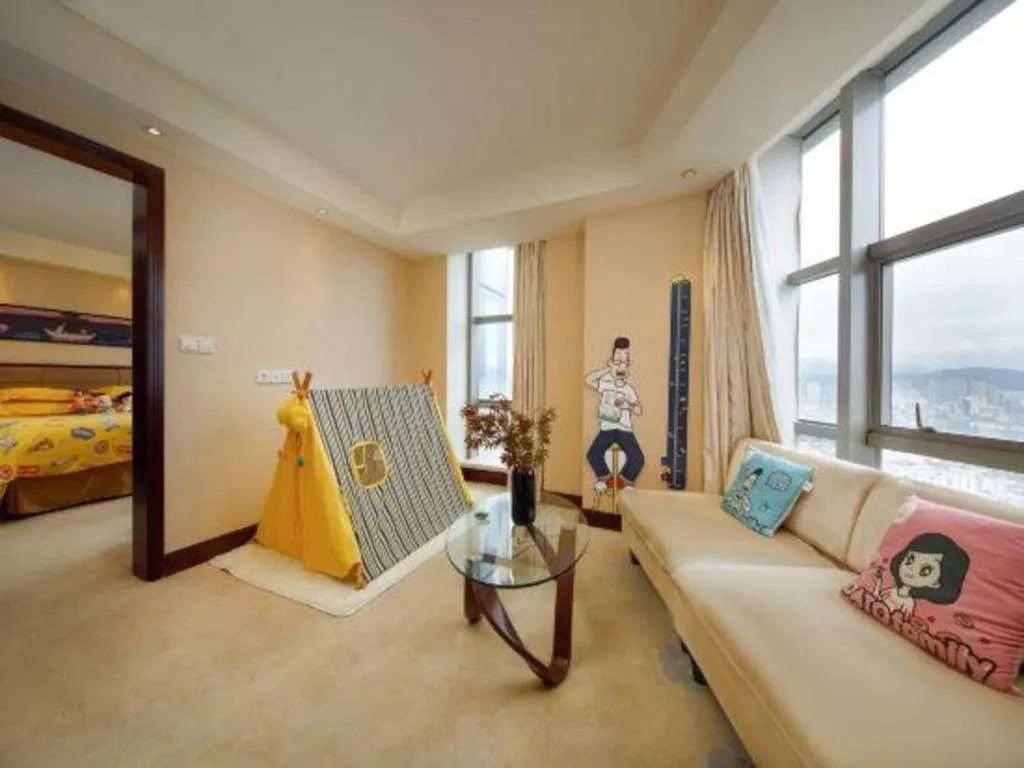 Bed in New Century Grand Hotel Lishui Huaqiao