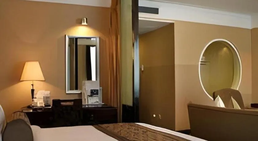 Bed in Qingdao Blue Horizon Hotel Laoshan