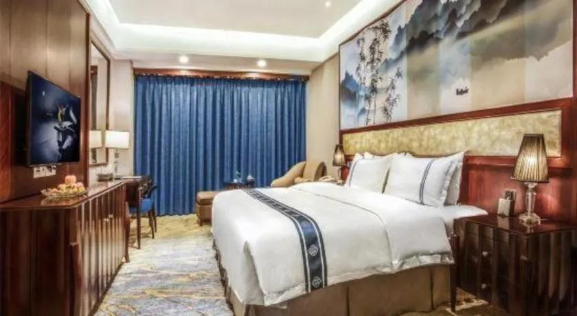 Bed in Chengdu Handu International Hotel