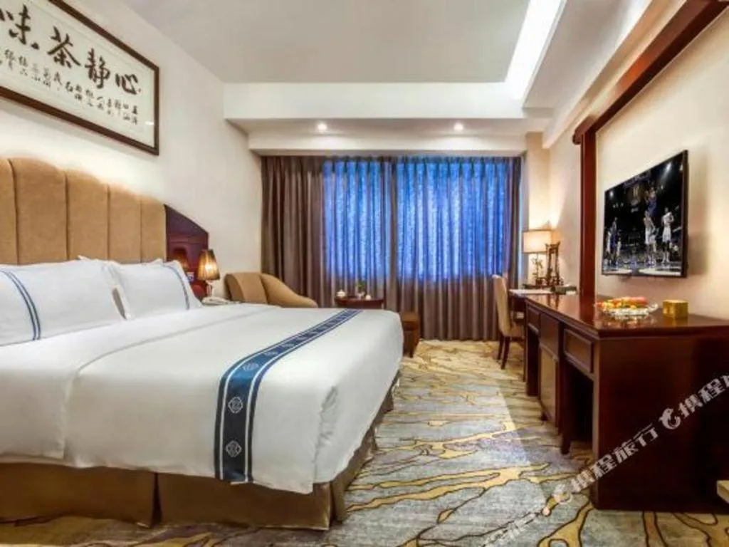 Bed in Chengdu Handu International Hotel