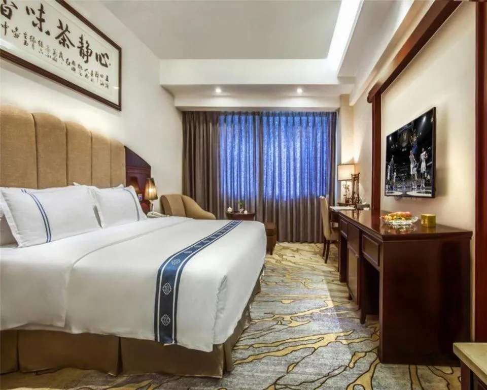 Bed in Chengdu Handu International Hotel