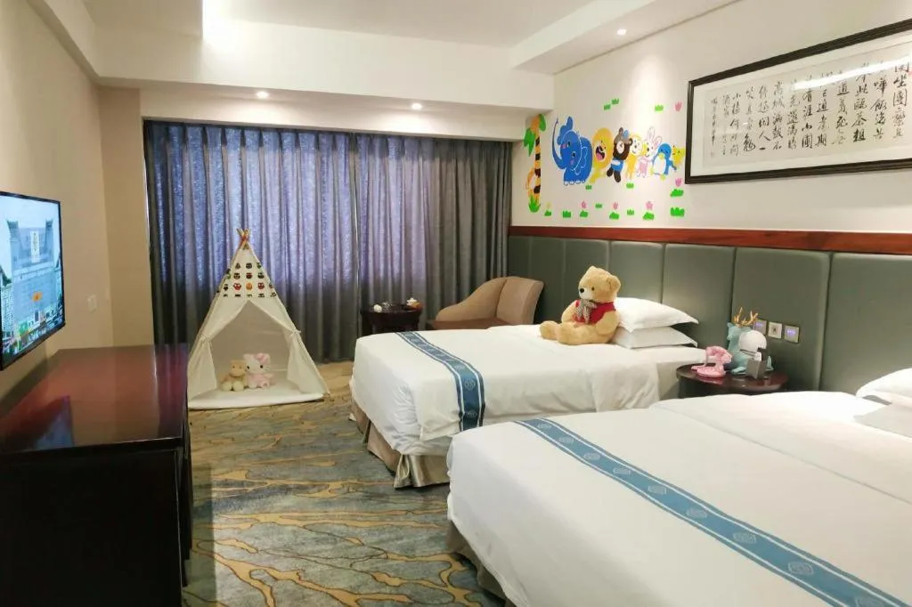 Bed in Chengdu Handu International Hotel