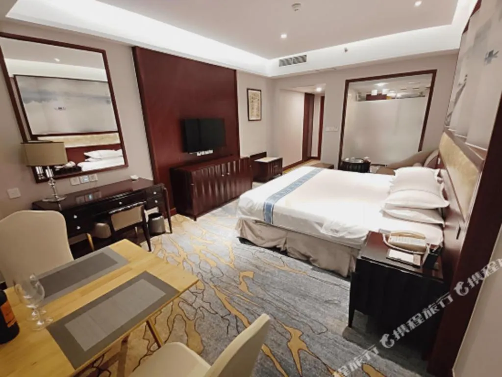 Bed in Chengdu Handu International Hotel