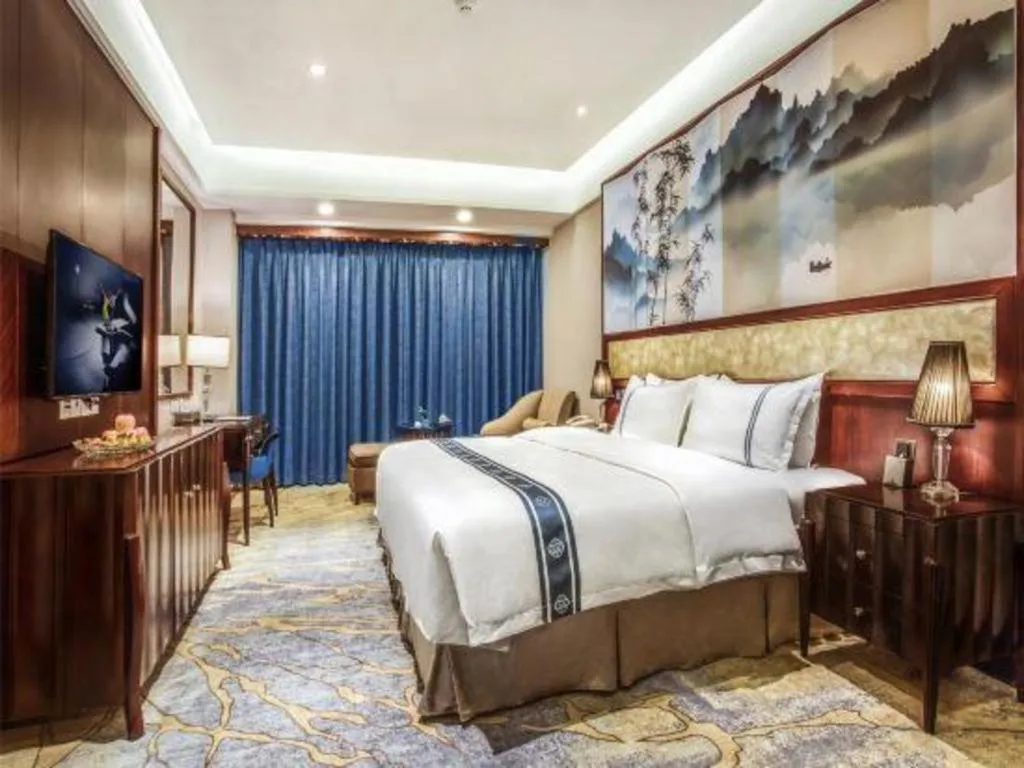 Bed in Chengdu Handu International Hotel