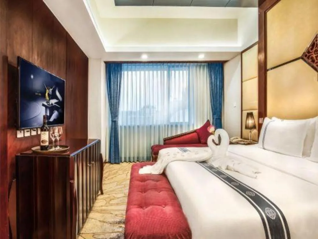 Bed in Chengdu Handu International Hotel