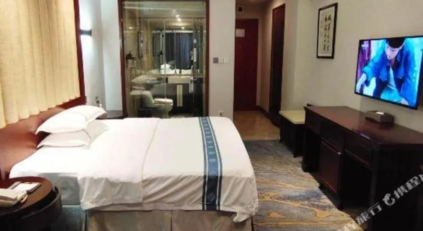 Bed in Chengdu Handu International Hotel