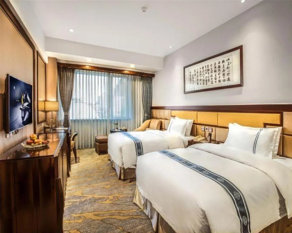 Bed in Chengdu Handu International Hotel