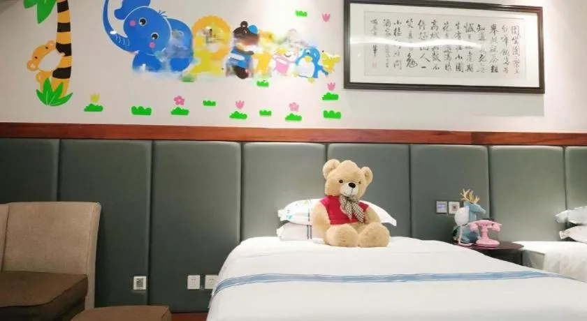 Bed in Chengdu Handu International Hotel