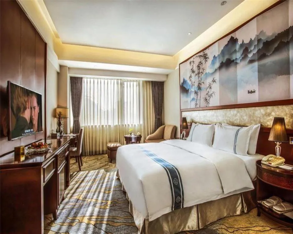 Bed in Chengdu Handu International Hotel